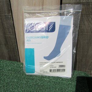 Brand New Jobst Farrowhybrid ADI Foot Compression Socks 20-30 mmHg Taupe